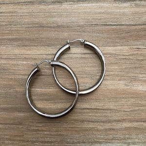 Tube Hoop Earrings